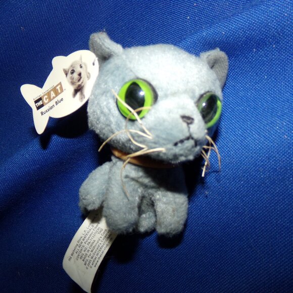 Vintage Artlist Collection "The Cat" Russian Blue Small Stuffed Animal-McDonalds - Picture 9 of 9